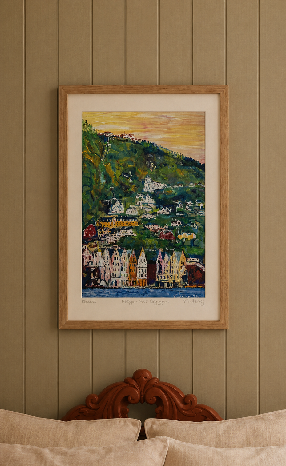 FLØYEN OVER BRYGGEN PRINT