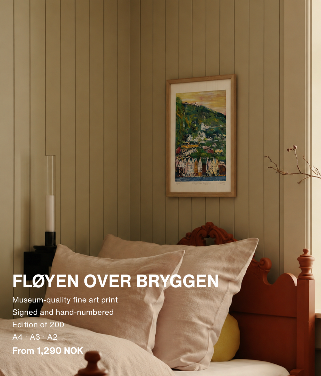 FLØYEN OVER BRYGGEN PRINT