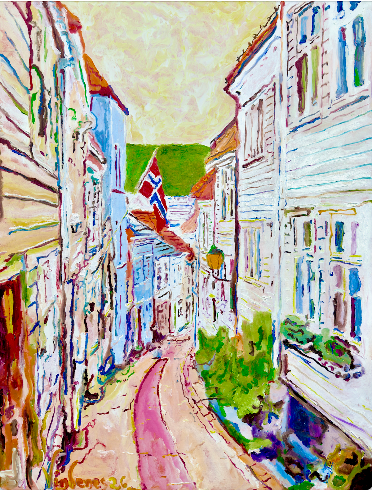 TOPPEN AV KNØSESMAUET PRINT